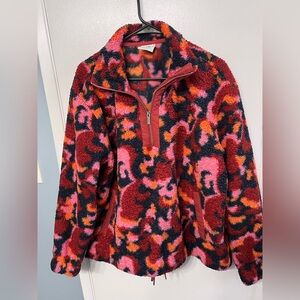 Women's Multicolor Fleece Jacket NWT